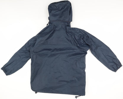 Womens UK Size S Preworn Blue Rain Coat