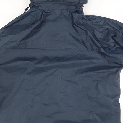 Womens UK Size S Preworn Blue Rain Coat