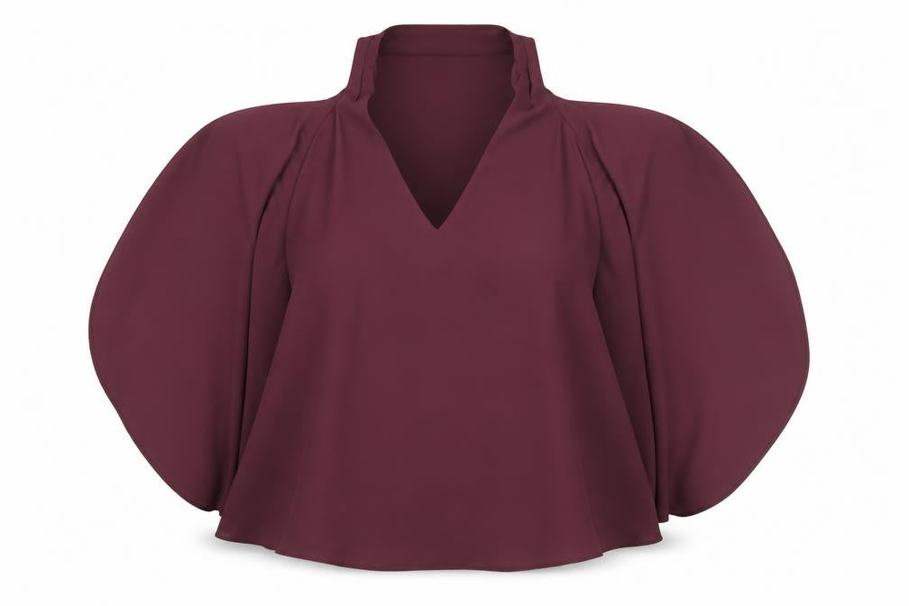 Womens UK Size 8 River Island Purple Basic Blouse