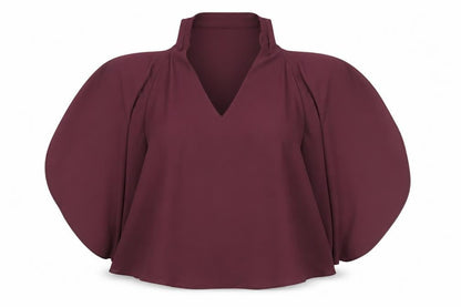 Womens UK Size 8 River Island Purple Basic Blouse