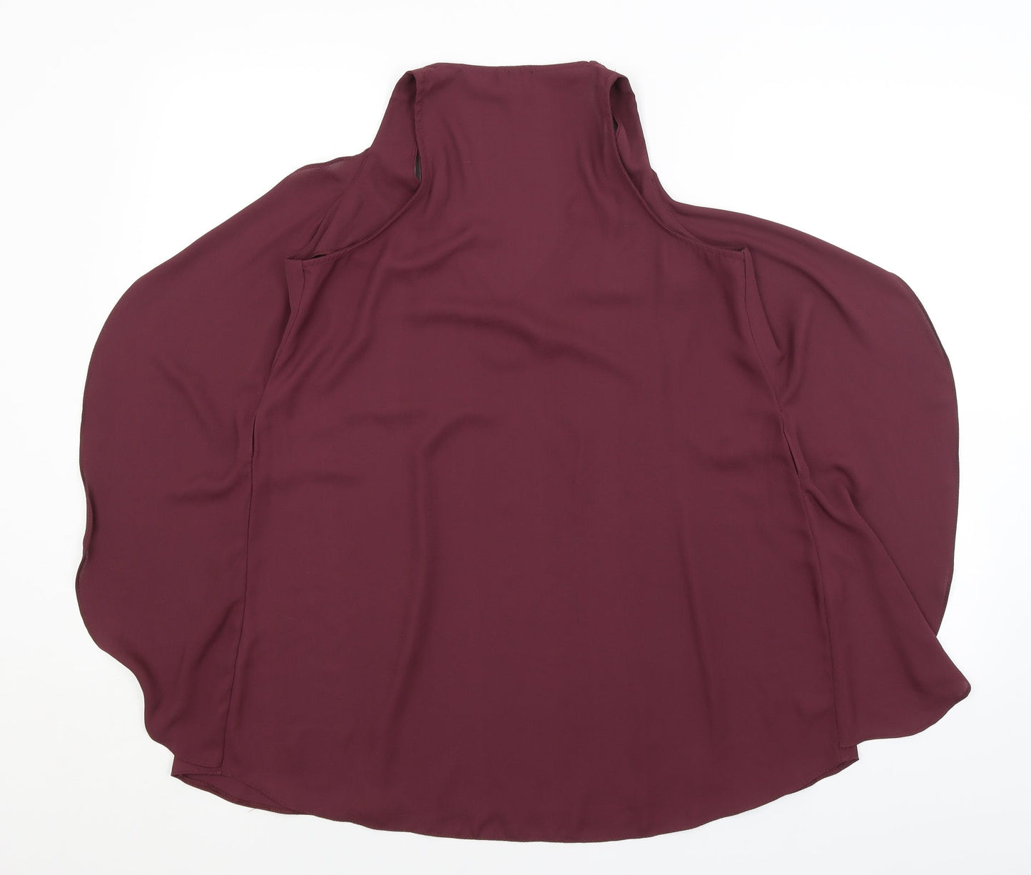 Womens UK Size 8 River Island Purple Basic Blouse