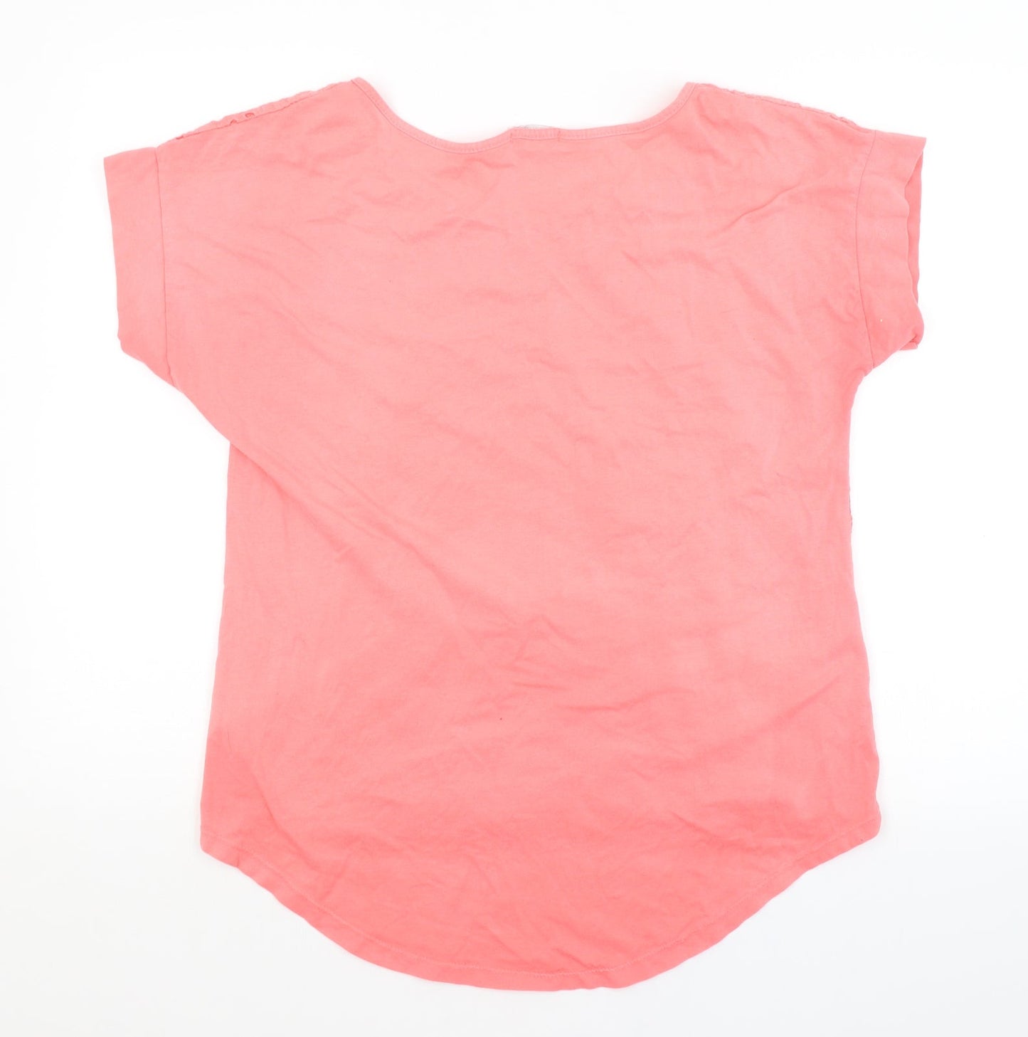 Womens UK Size  Preworn Red Basic Blouse