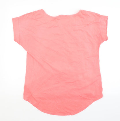 Womens UK Size  Preworn Red Basic Blouse