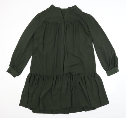 Preworn Womens Green   Shirt Dress