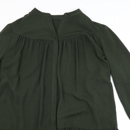 Preworn Womens Green   Shirt Dress