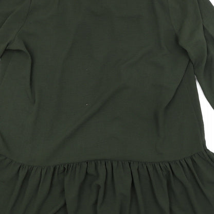 Preworn Womens Green   Shirt Dress