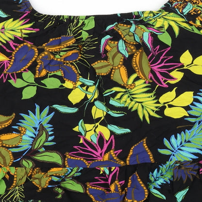 Womens UK Size  Preworn Black Basic Blouse