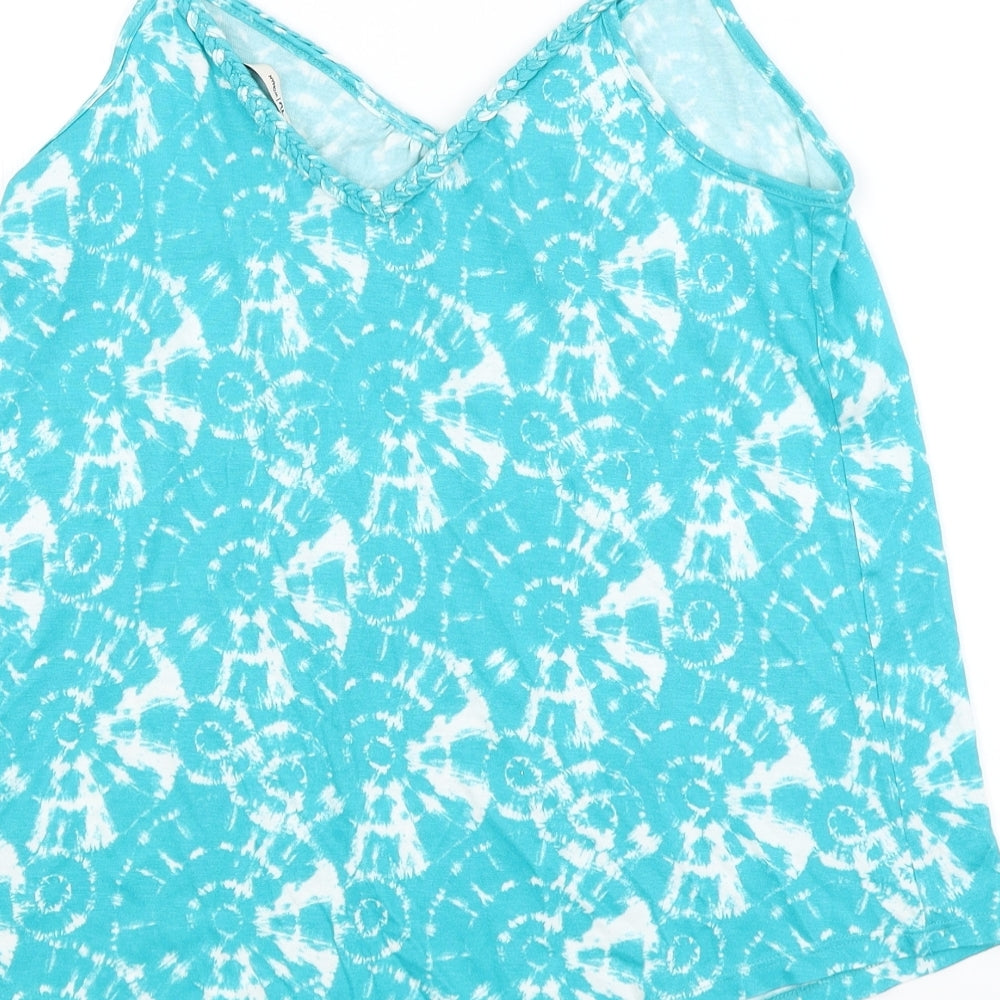 Womens UK Size 8 TU Blue Basic Tank