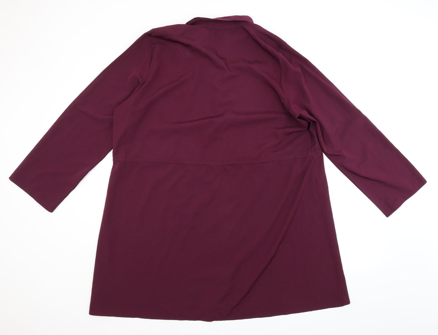 Boohoo Womens Pink   Basic Button-Up