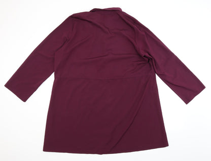 Boohoo Womens Pink   Basic Button-Up