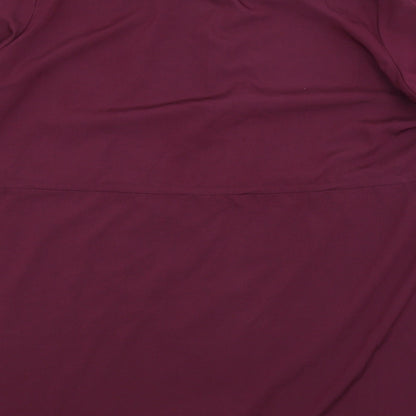 Boohoo Womens Pink   Basic Button-Up