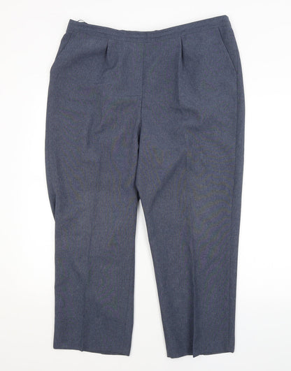 Bonmarché Womens Blue   Trousers  Size 18 L24 in