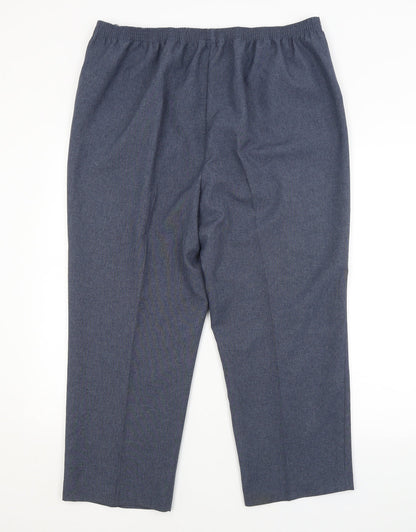 Bonmarché Womens Blue   Trousers  Size 18 L24 in