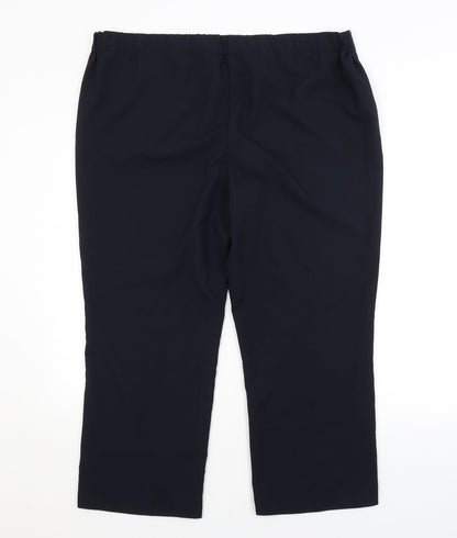 Bonmarché Womens Blue   Trousers  Size 18 L24 in