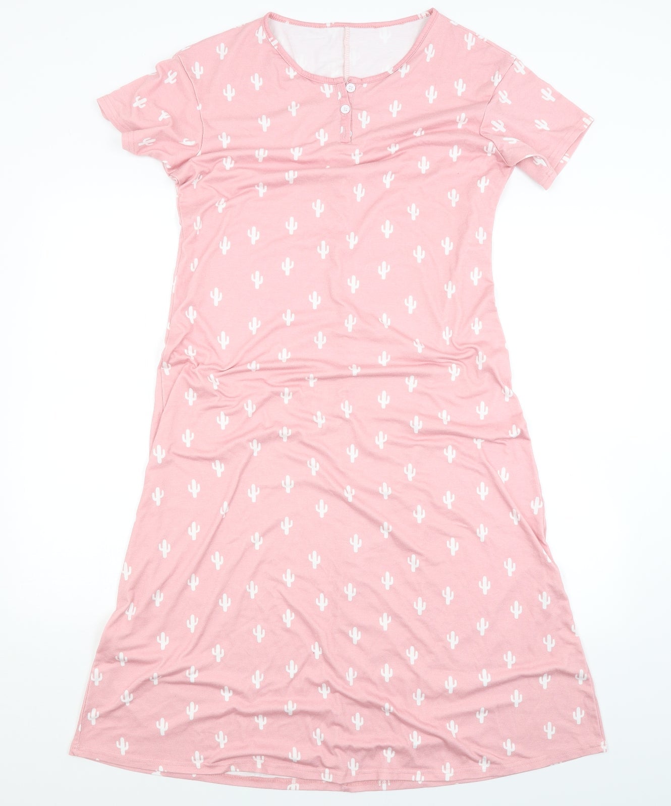 Preworn Womens Pink Geometric   Nightshirt Size S
