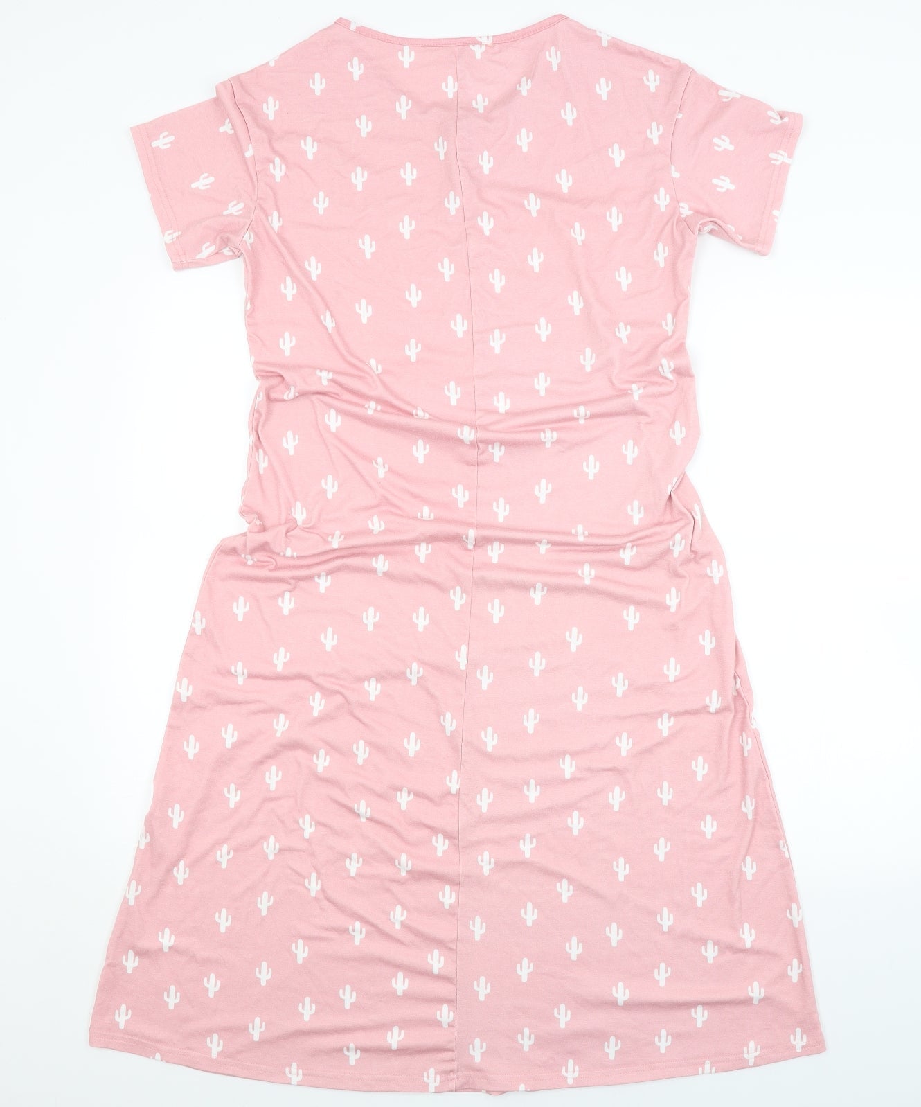 Preworn Womens Pink Geometric   Nightshirt Size S