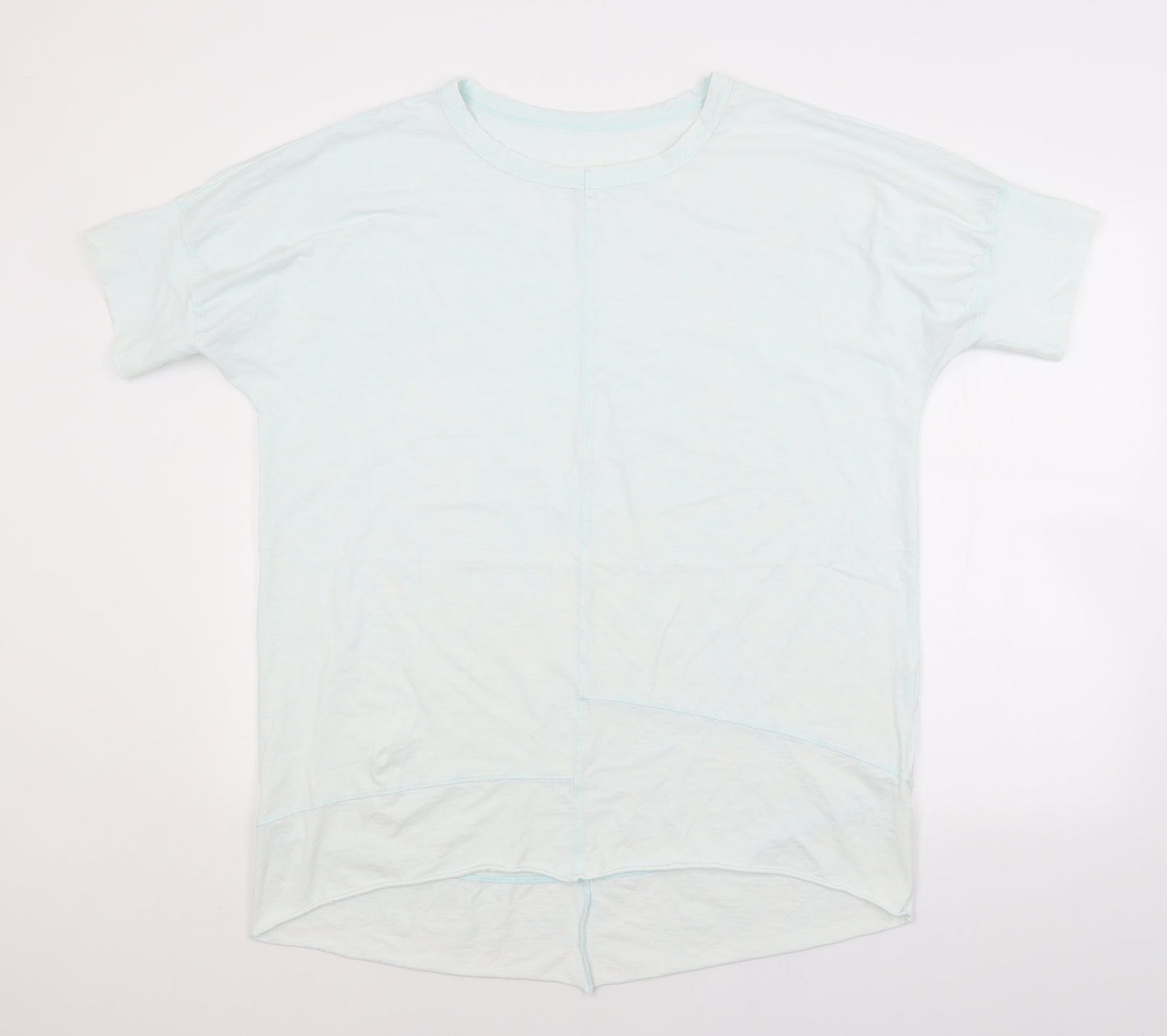 Womens UK Size XL Preworn Blue Basic T-Shirt