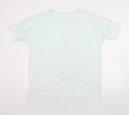 Womens UK Size XL Preworn Blue Basic T-Shirt