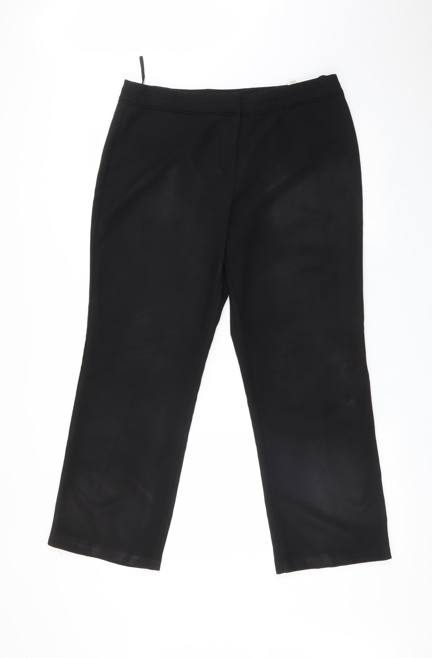 F&F Womens Black   Trousers  Size 14 L27 in