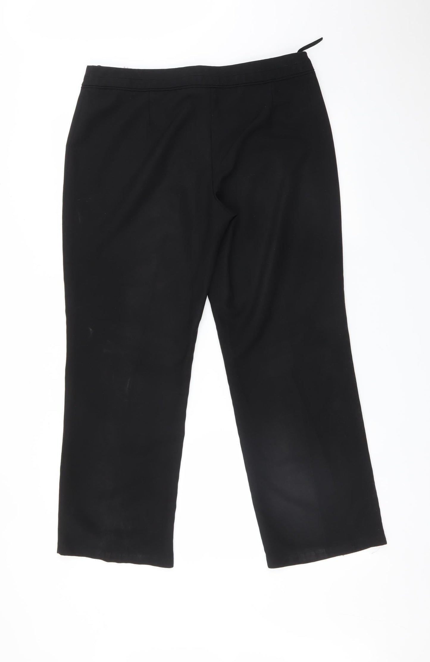 F&F Womens Black   Trousers  Size 14 L27 in