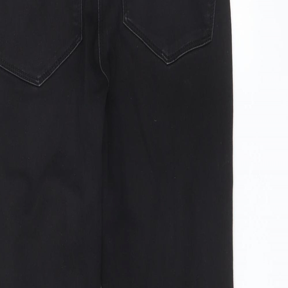 Womens UK Size 8 Papaya Regular Fit Jegging Black Jeans