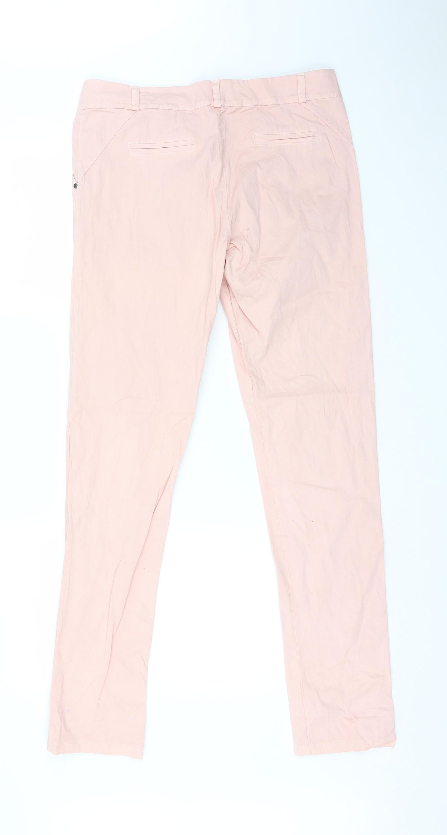 Preworn Womens Pink   Straight Jeans Size L L31 in