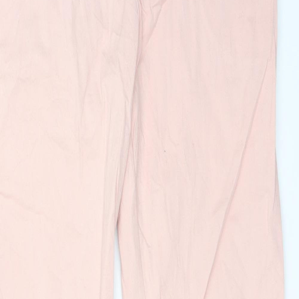 Preworn Womens Pink   Straight Jeans Size L L31 in