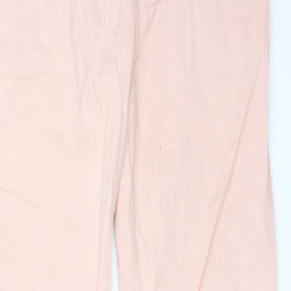 Preworn Womens Pink   Straight Jeans Size L L31 in