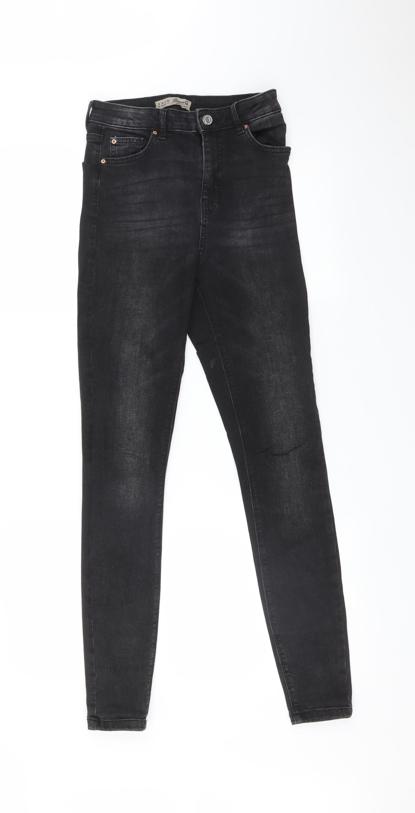 DENIM CO Womens Black   Skinny Jeans Size 8 L29 in