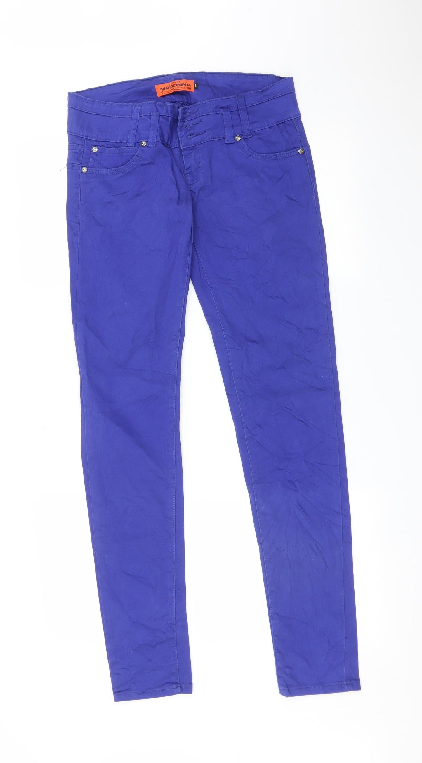 Madonna Womens Blue   Straight Jeans Size S L33 in