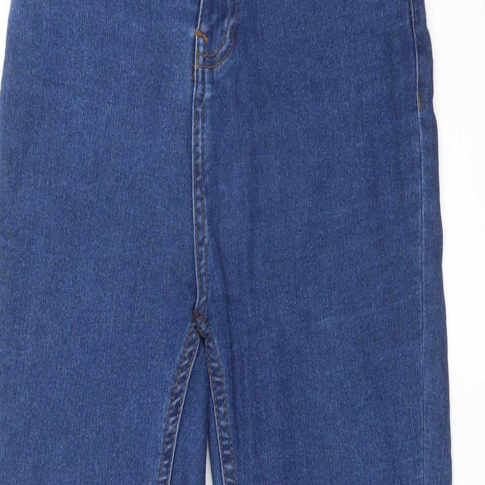 Boohoo Womens Blue   Skinny Jeans Size 10 L26 in