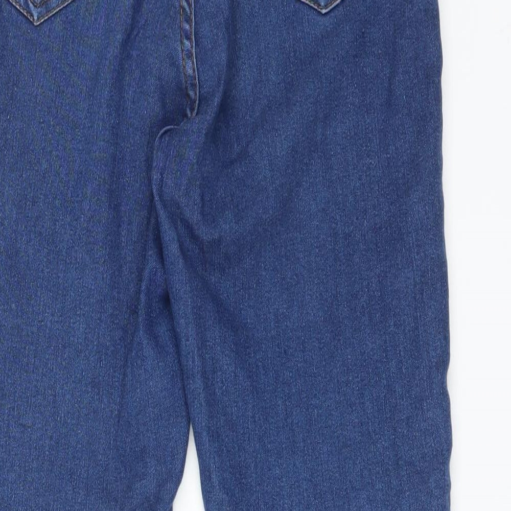 Boohoo Womens Blue   Skinny Jeans Size 10 L26 in