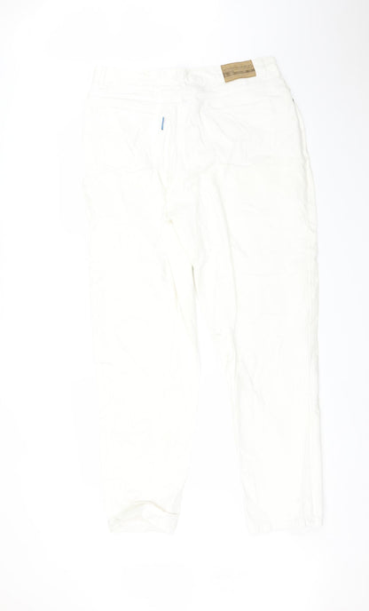 Brooker Womens White   Straight Jeans Size 18 L30 in