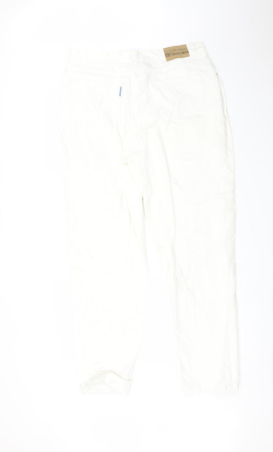 Brooker Womens White   Straight Jeans Size 18 L30 in