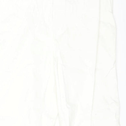 Womens UK Size 18 Brooker Regular Fit Straight White Jeans