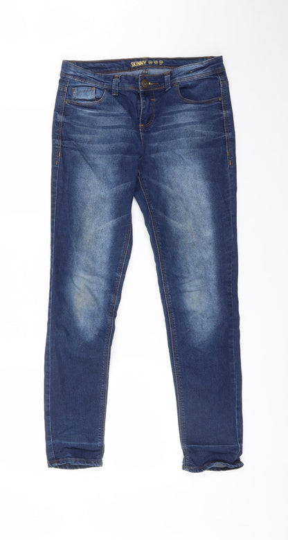 DENIM CO  Womens Blue   Skinny Jeans Size 10 L28 in