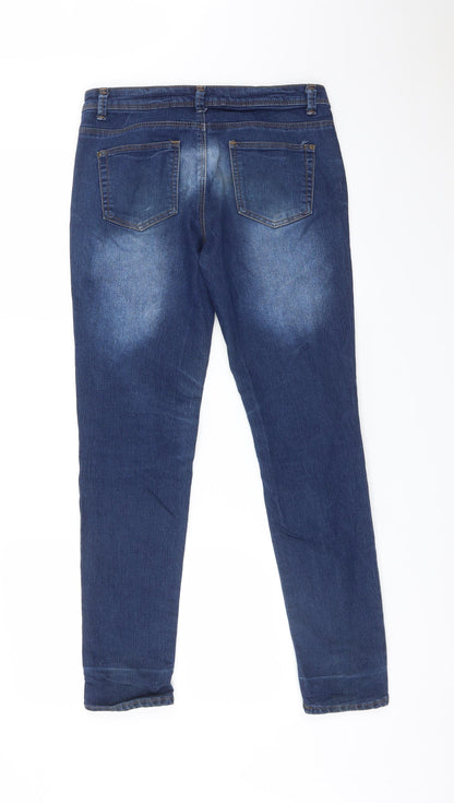 DENIM CO  Womens Blue   Skinny Jeans Size 10 L28 in