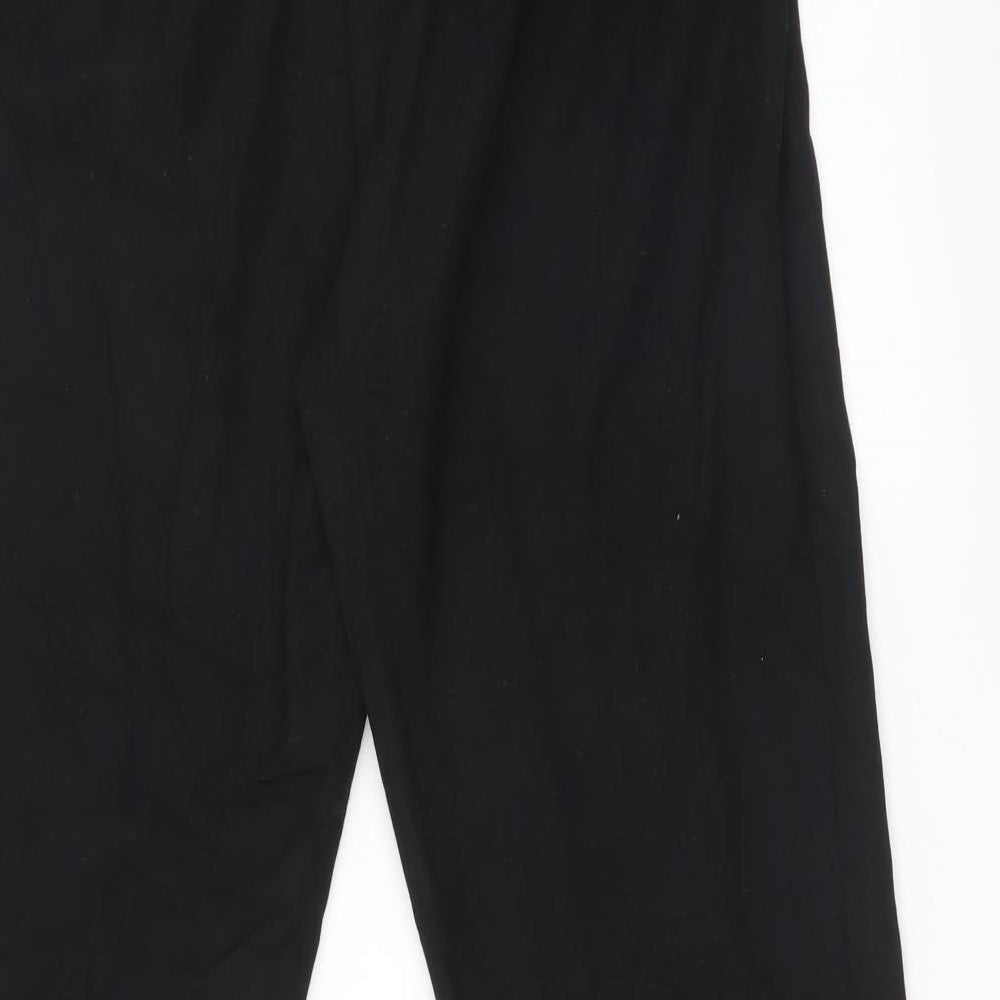 ANNE L Womens Black   Trousers  Size 30 L26 in