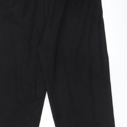ANNE L Womens Black   Trousers  Size 30 L26 in