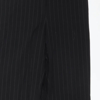 Womens UK Size 16 H&M Regular Fit Dress Pants Black Trousers