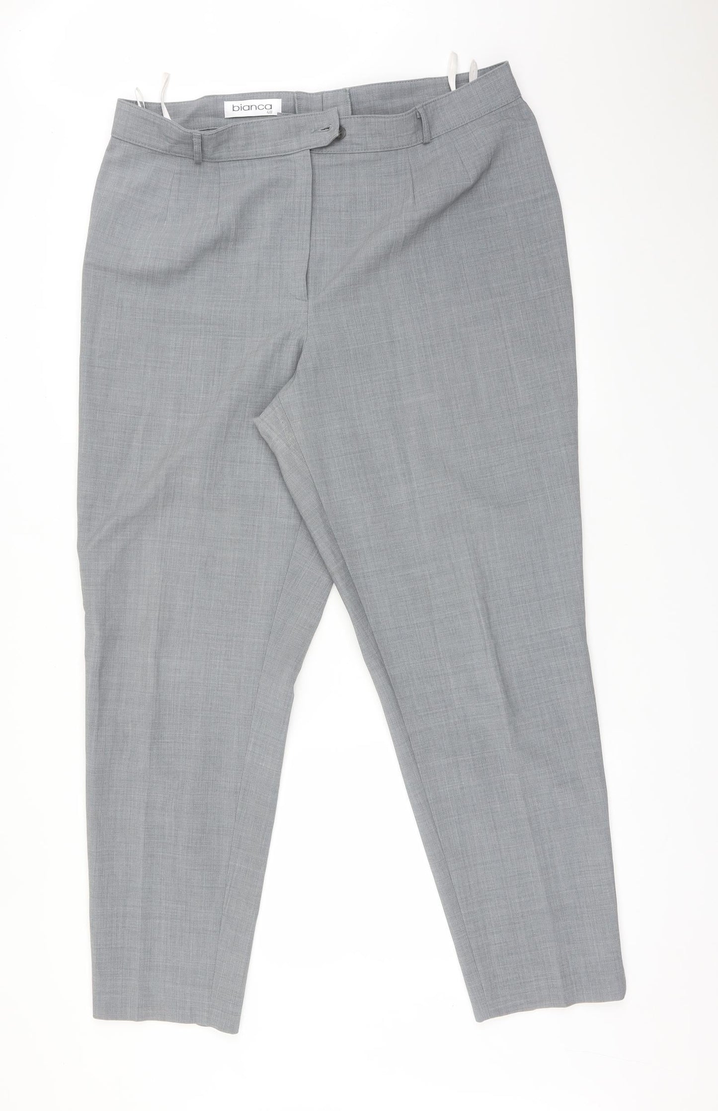 Bianca Womens Grey   Dress Pants Trousers Size 20 L29 in