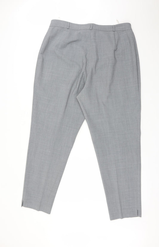 Bianca Womens Grey   Dress Pants Trousers Size 20 L29 in