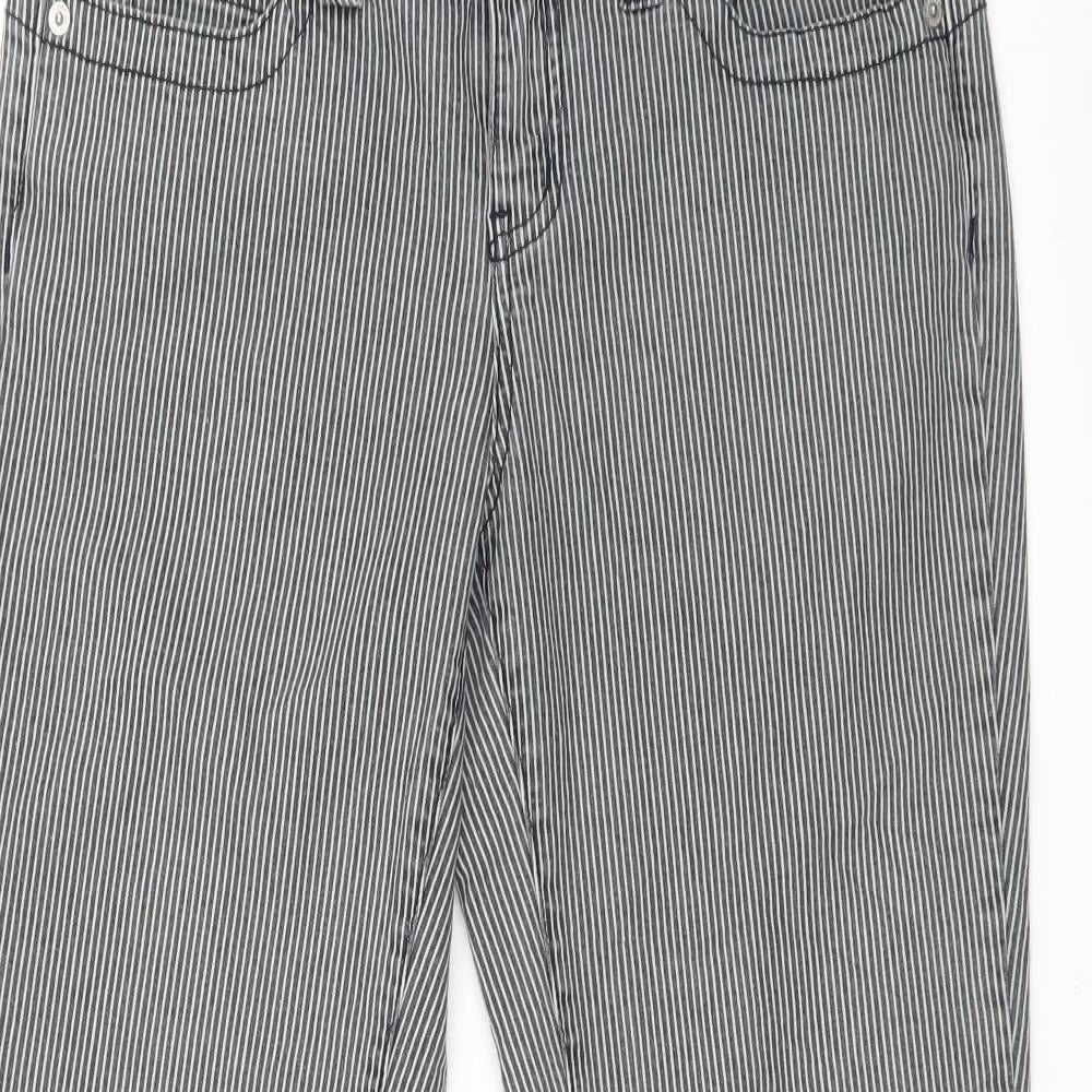 4Wards Womens Multicoloured Striped  Straight Jeans Size 30 L29 in