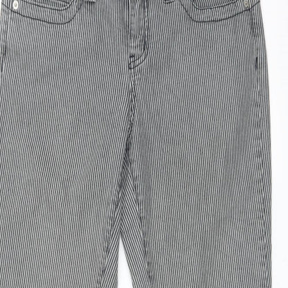 4Wards Womens Multicoloured Striped  Straight Jeans Size 30 L29 in