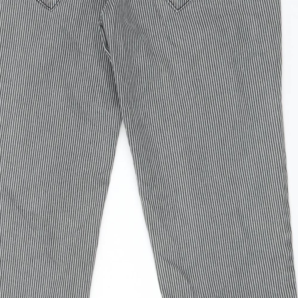 4Wards Womens Multicoloured Striped  Straight Jeans Size 30 L29 in