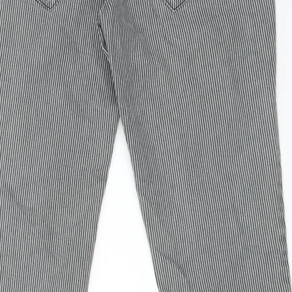 4Wards Womens Multicoloured Striped  Straight Jeans Size 30 L29 in