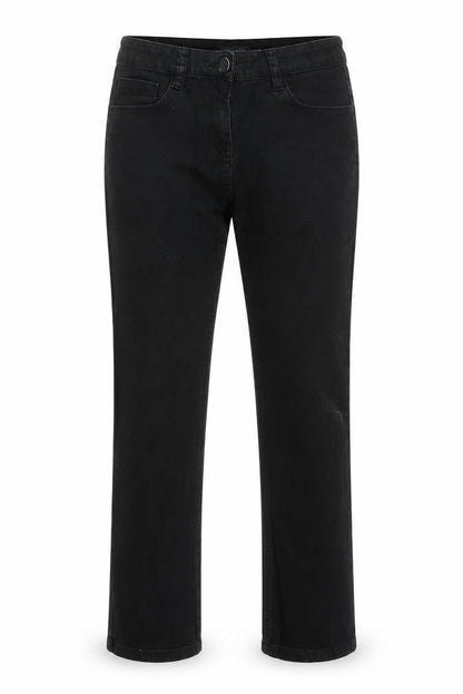 Womens UK Size 10 Soon Regular Fit Straight Black Jeans