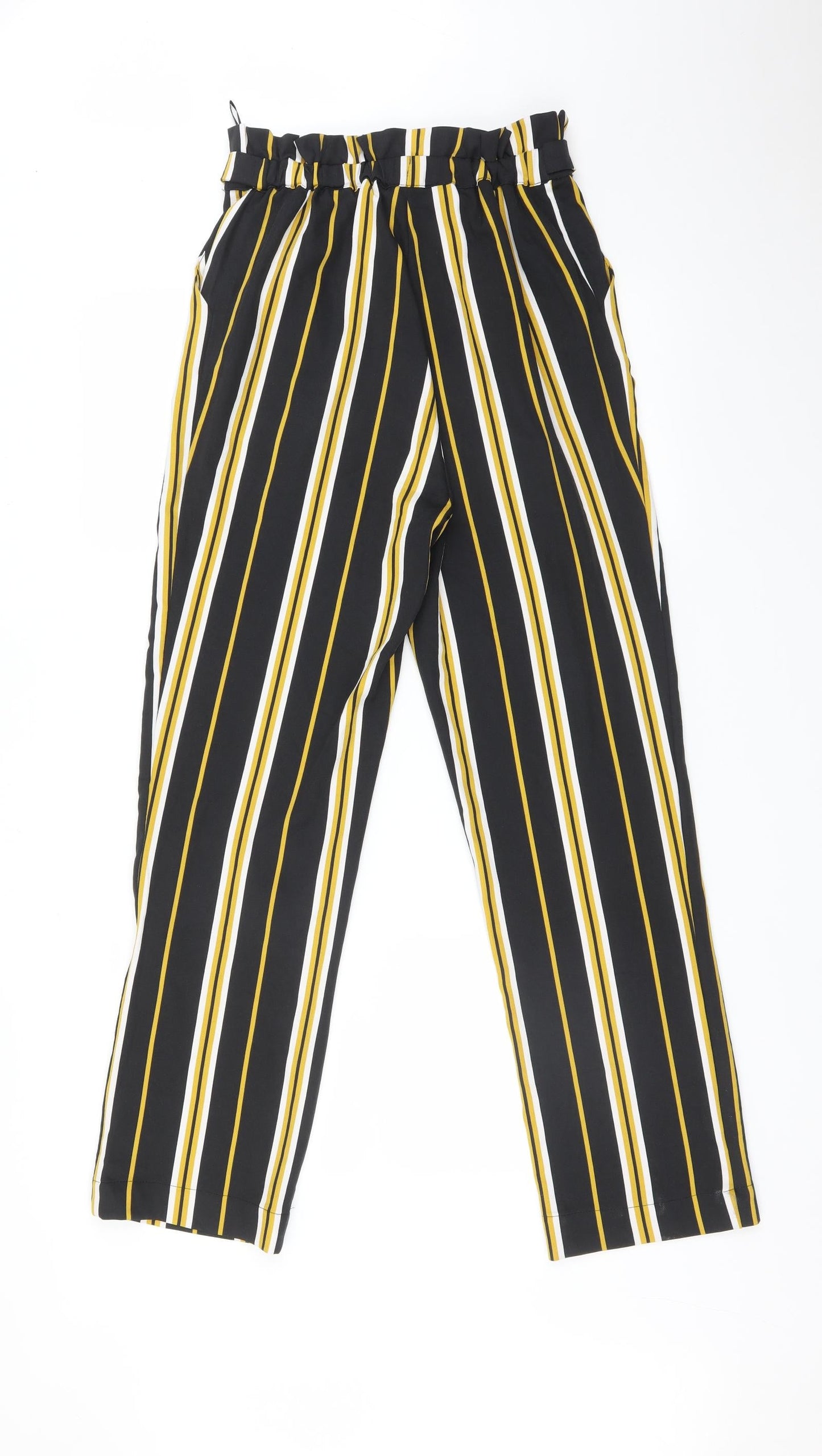 SOAKED  Womens Multicoloured Striped  Carrot Trousers Size S L28 in