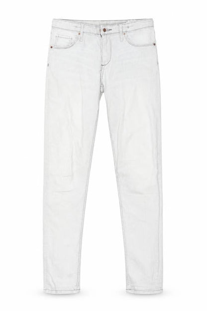 Front view of &DENIM girls’ grey skinny jeans, size 12, years