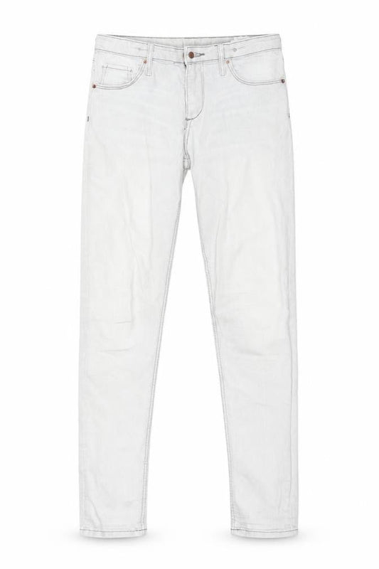 Front view of &DENIM girls’ grey skinny jeans, size 12, years